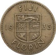 1 Florin - George V reverse image