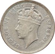 1 Florin - George VI obverse image