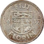 1 Florin - George VI reverse image