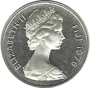 1 Cent - Elizabeth II 2nd portrait; Silver Proof Issue obverse image