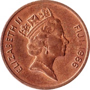 1 Cent - Elizabeth II 3rd portrait obverse image