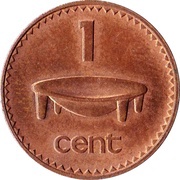 1 Cent - Elizabeth II 3rd portrait reverse image