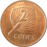 2 Cents - Elizabeth II 3rd portrait reverse image