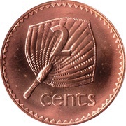 2 Cents - Elizabeth II 3rd portrait reverse image