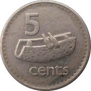 5 Cents - Elizabeth II 3rd portrait reverse image