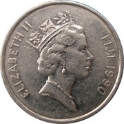 5 Cents - Elizabeth II 3rd portrait obverse image