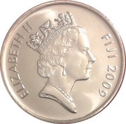 5 Cents - Elizabeth II 3rd portrait obverse image