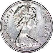 10 Cents - Elizabeth II 2nd portrait obverse image