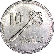 10 Cents - Elizabeth II 2nd portrait reverse image