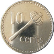 10 Cents - Elizabeth II 3rd portrait reverse image