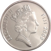 10 Cents - Elizabeth II 3rd portrait, small type obverse image
