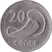 20 Cents - Elizabeth II 3rd portrait reverse image