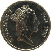 20 Cents - Elizabeth II South Pacific Games obverse image