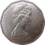 50 Cents - Elizabeth II FAO obverse image