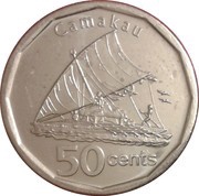 50 Cents Varivoce, Fiji, 2012-2017 reverse image