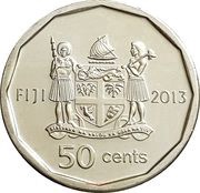50 Cents Iliesa Delana obverse image