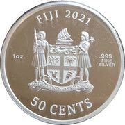 50 Cents Street Fighter II Vega obverse image