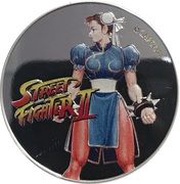 50 Cents Street Fighter II; Chun-Li, Fiji, 2021 reverse image