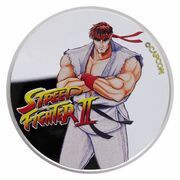 50 Cents Street Fighter II; Ryu, Fiji, 2021 reverse image