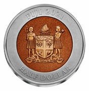 ½ Dollar Mars 2021 Touchdown obverse image