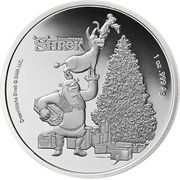 50 Cents Shrek Christmas, Fiji, 2021 reverse image