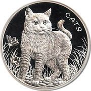 50 Cents - Cats, Fiji, 2021 reverse image