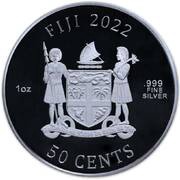 50 Cents Jurassic World Dominion obverse image