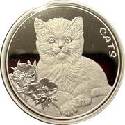 50 Cents Cats, Fiji, 2022 reverse image