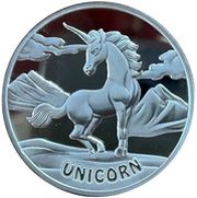 50 Cents Unicorn, Fiji, 2023 reverse image