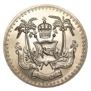 1 Dollar - Elizabeth II Independence; Silver Proof Issue, Fiji, 1970 reverse image