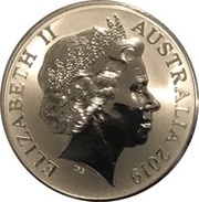1 Dollar - Elizabeth II 4th Portrait - Mob of Roos Silver Bullion Coinage obverse image