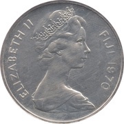 1 Dollar - Elizabeth II Independence of the Dominion of Fiji obverse image