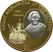 1 Dollar - Elizabeth II Abel Tasman reverse image