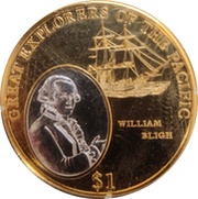 1 Dollar - Elizabeth II William Bligh reverse image