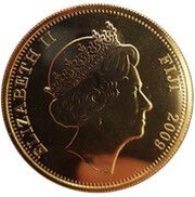 1 Dollar - Elizabeth II Albino yellow fish obverse image
