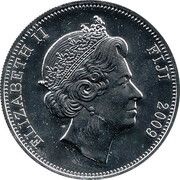 1 Dollar - Elizabeth II Damsel Fish obverse image