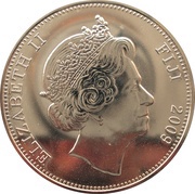 1 Dollar - Elizabeth II Flame Angelfish obverse image