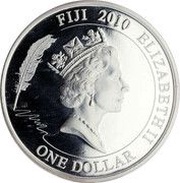 1 Dollar - Elizabeth II The Nightingale obverse image