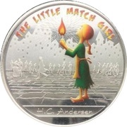 1 Dollar - Elizabeth II The little match girl, Fiji, 2010 reverse image