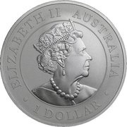 1 Dollar - Elizabeth II 6th Portrait - Super Pit obverse image