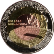 1 Dollar - Elizabeth II Johannesburg - Rhinos reverse image
