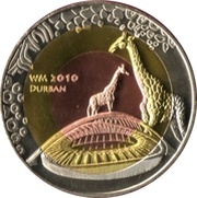 1 Dollar - Elizabeth II Durban, Fiji, 2010 reverse image
