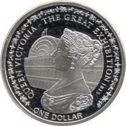 1 Dollar - Elizabeth II Victoria Exposition, Fiji, 2010 reverse image