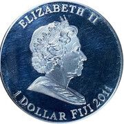 1 Dollar - Elizabeth II Mars obverse image