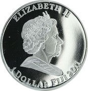 1 Dollar - Elizabeth II Saturn obverse image