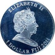 1 Dollar - Elizabeth II Neptune obverse image