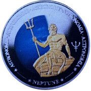 1 Dollar - Elizabeth II Neptune, Fiji, 2011 reverse image