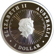 1 Dollar - Elizabeth II 4th Portrait - Year of the Pig obverse image