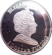 1 Dollar - Elizabeth II Winged Scarab obverse image