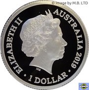 1 Dollar - Elizabeth II 4th Portrait - Australia's Bushrangers, Silver Proof obverse image